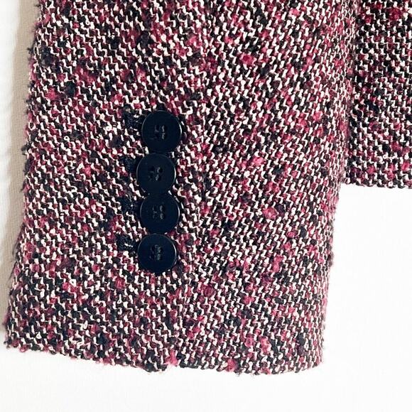 Talbots Red Brown Black Tweed Blazer Jacket NWT - Picture 10 of 15